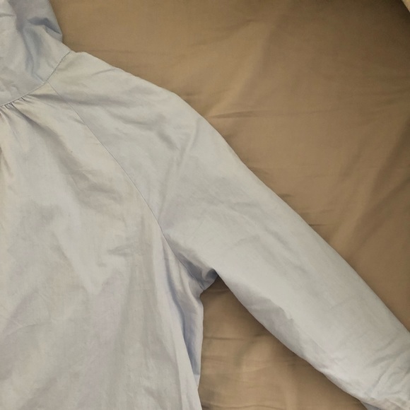 ZARA mock neck blouse with ties on sleeves - Picture 4 of 9